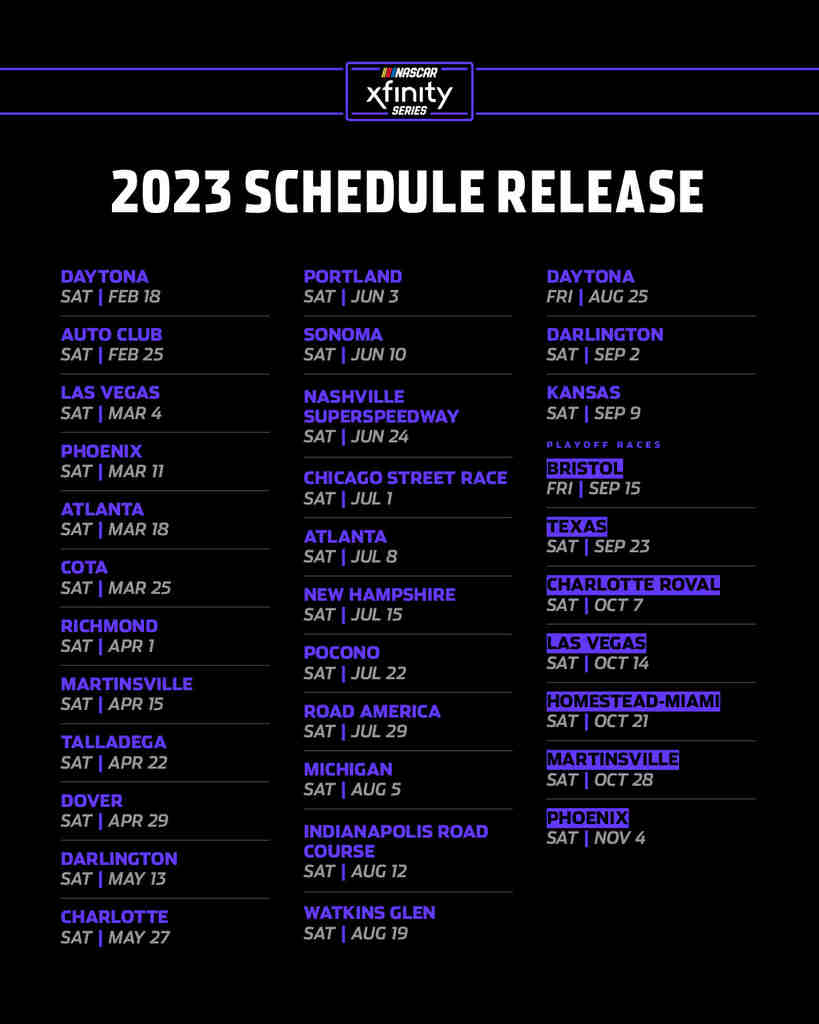 Printable Nascar 2024 Pocket Schedule Nfl Thursday Night Football
