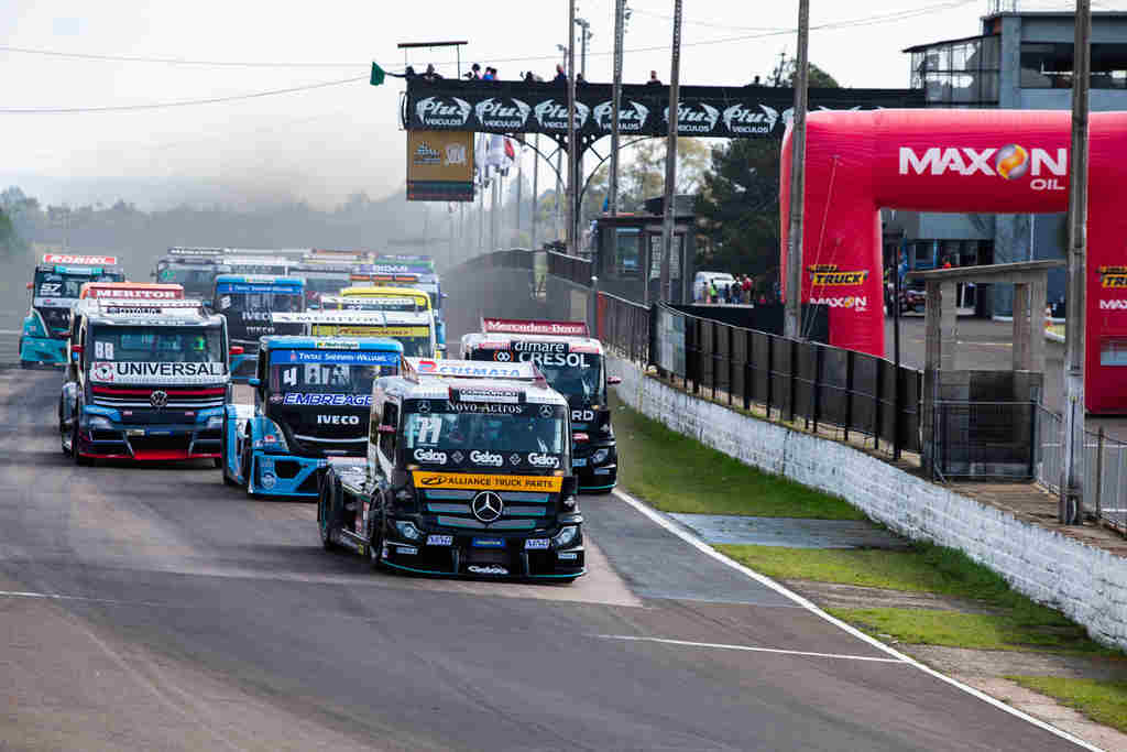 Beto Monteiro conquista três pódios na Copa Truck em Tarumã com a