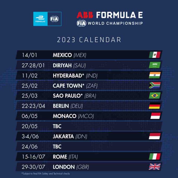 Com São Paulo e Tóquio, Fórmula E anuncia calendário provisório da