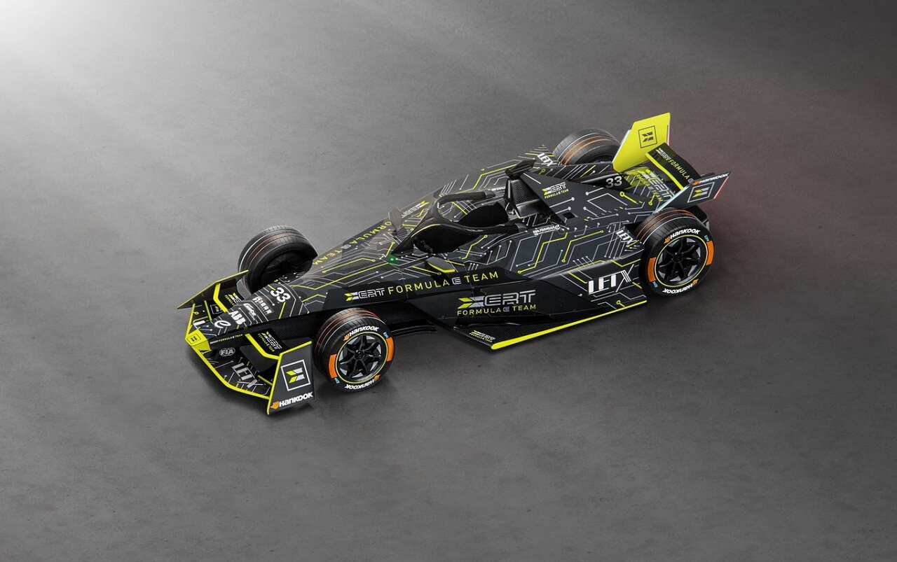 ERT Racing mostra visual do carro para temporada 2024 da Fórmula E