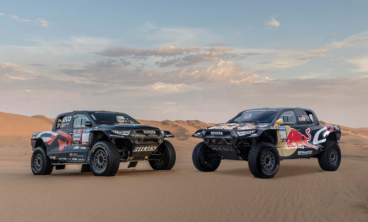 O visual da Hilux DKR de Lucas Moraes para o Rally Dakar 2024